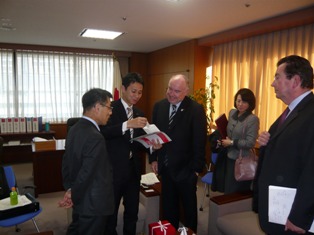 仏国ビュースロー運輸担当閣外大臣表敬(2009年1月15日)