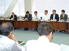 被災者生活再建支援法改正案について協議した与党プロジェクトチーム