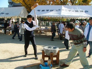 豊成町内会餅つき大会