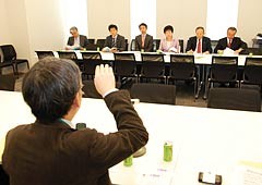 要望を聞く党内閣部会と市民活動委員会